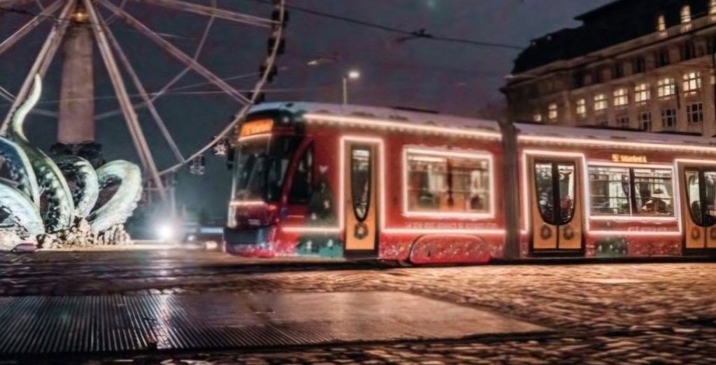 BRUXELLES: Le tram de Noël sillonne cinq lignes de la capitale&nbsp;Belge