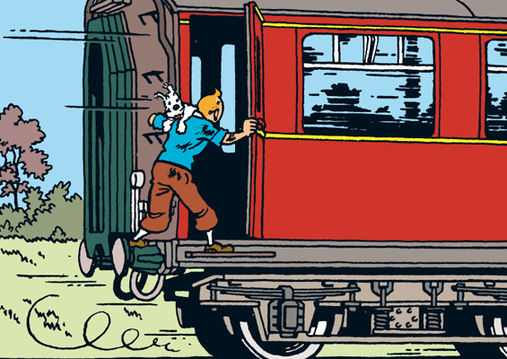 TINTIN ET LES TRAINS : un voyage sur rails au cœur de&nbsp;l’aventure