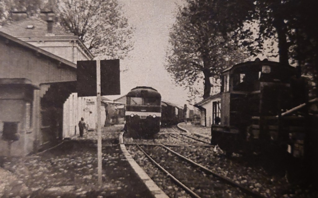1975: TOURNON (Ardèche)Coup d&rsquo;œil sur les travaux d&rsquo;aménagement de la rive droite du&nbsp;Rhône